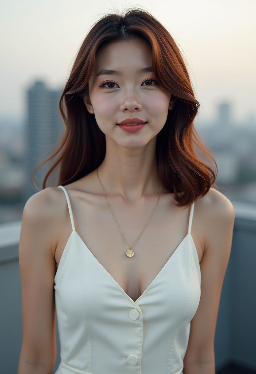 红丝绒窗帘后